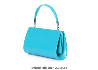 Elegant Woman Bag On White