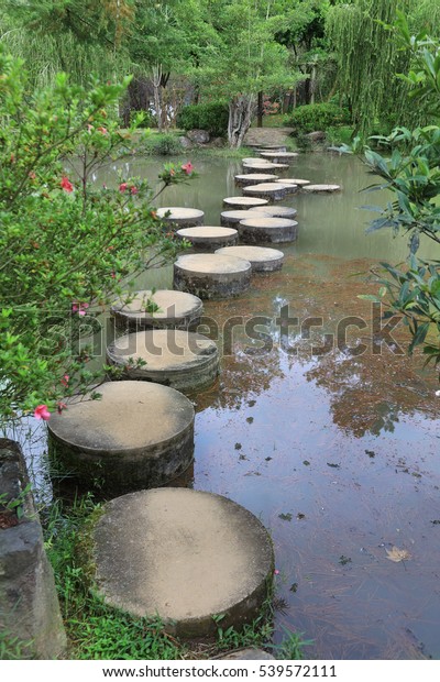 Element Landscape Design Stone Path Across Stock Photo Edit Now 539572111