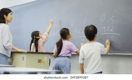 Elementary school, class, elementary school student - Powered by Shutterstock