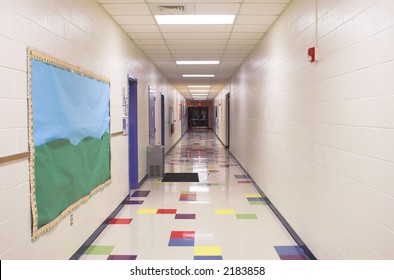 Elementary School Hallway