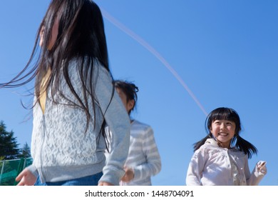 

Elementary School Student Doing Skipping Rope