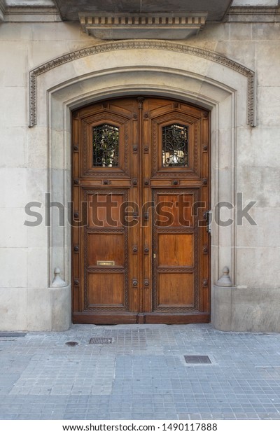 Elements Architectural Decoration Buildings Old Doors Stock Photo