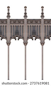 elements of architectural decorations of buildings, windows and arches on the streets in Catalonia, public places.