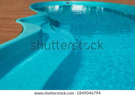 Elements of the pool bowl. The form.