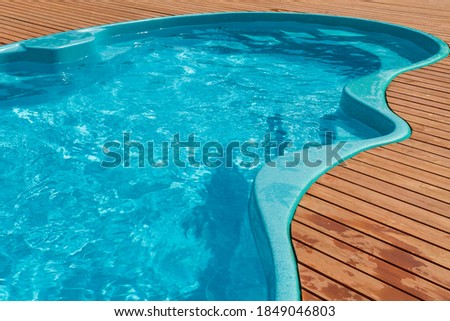 Elements of the pool bowl. The form.