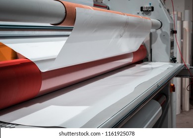 Elements from the production chain within a massive printing facility, newspaper, magazine, billboards, and any commercial print is made here. 
