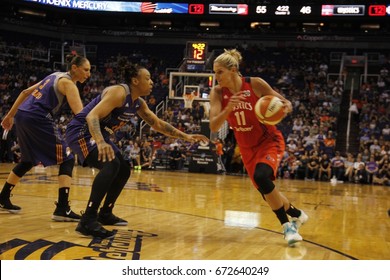 Elena Delle Donne Forward For The Washington Mystics At Talking Stick Resort Arena In Phoenix.Arizona USA July 5th,2017.