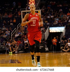 Elena Delle Donne Forward,guard For The Washington Mystics At Talking Stick Resort Arena In Phoenix.Arizona USA July 5th,2017.