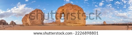 The elephant rock in Al Ula in Saudi Arabia