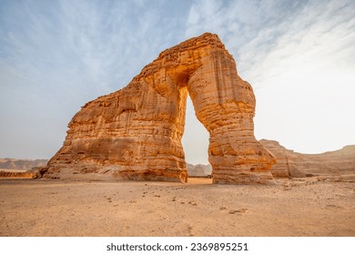 Elephant Rock Formation at Al Ula, Saudi Arabia