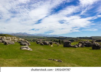 Elephant Rocks On North Otago, New Zealand.