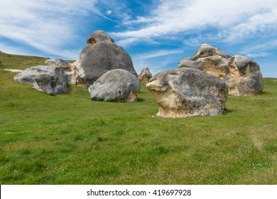 Elephant Rocks On North Otago, New Zealand