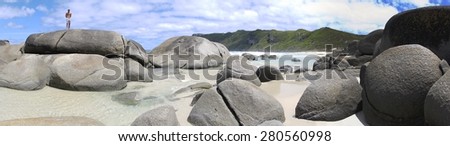 Similar – Image, Stock Photo western beach Calm