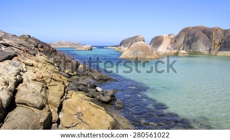 Image, Stock Photo western beach Calm