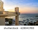 Elevador Lacerda (Lacerda Elevator) at sunset - Salvador, Bahia, Brazil