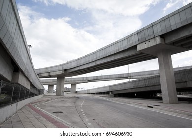 Elevated Express Way And Blue Sky