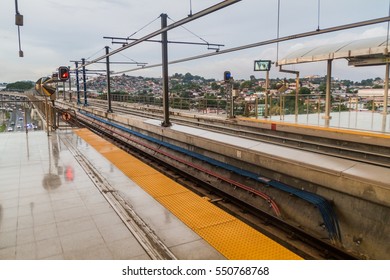 Elevated Section Of Panama Metro.