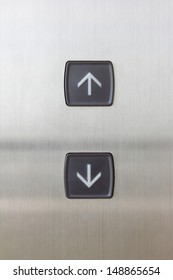 Elevator Black Button Up And Down Direction