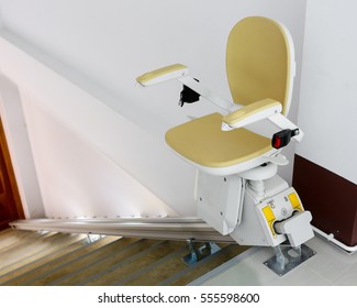 elevator for disabled - Shutterstock ID 555598600