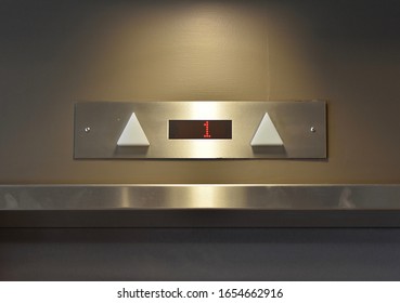 Elevator Floor Indicator With Up Arrows