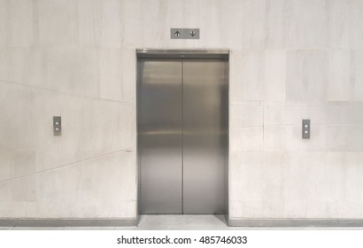 Elevator lift in office.