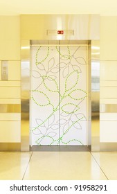 Elevator Lobby In Department Store Building