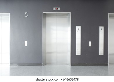 Elevator, Metal Elevator, waiting Elevator