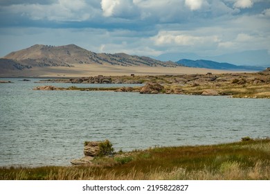 Eleven Miles Lake Located 11 Miles South of Lake George, Colorado, United States.