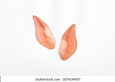 Elf Ears Isolated On White Background