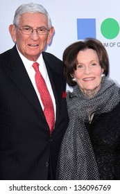 Eli Broad And Wife At The MOCA Gala, MOCA Grand Avenue, Los Angeles, CA 04-20-13