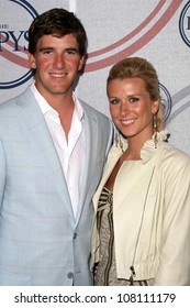 Eli Manning And Wife Abigal  At The 2008 ESPY's Giant Event. J Bar And Lounge, Los Angeles, CA. 07-15-08