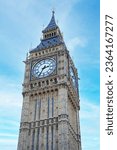 Elizabeth Clock Tower Famous Big Ben London Landmark United Kingdom