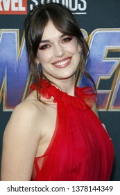 Elizabeth Henstridge At The World Premiere Of 'Avengers: Endgame' Held At The LA Convention Center In Los Angeles, USA On April 22, 2019.