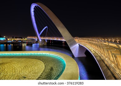 Elizabeth Quay Bridge In Perth