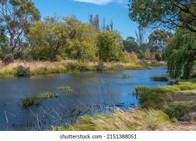 Elizabeth River Passing Through Tasmania, Australia