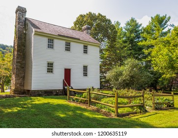 ELIZABETHTON, TN, USA-10/1/18: Rear Of The Carter Mansion,  Built ~1775,  By John And Landon Carter.