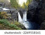 Elk Falls Provincial Park on the Campbell River - Vancouver Island, Canada