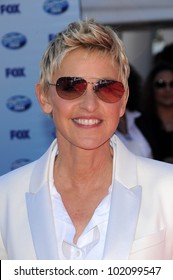 Ellen DeGeneres at the American Idol Grand Finale 2010, Nokia Theater, Los Angeles, CA. 05-26-10