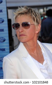Ellen DeGeneres at the American Idol Grand Finale 2010, Nokia Theater, Los Angeles, CA. 05-26-10