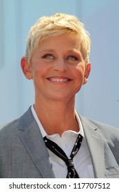 Ellen DeGeneres At The Ellen Degeneres Star On The Hollywood Walk Of Fame Ceremony, Hollywood, CA 09-04-12