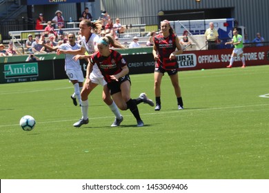 Ellie Carpenter Defender For The Portland Thorns At Providence Park In Portland,OR/USA July 14,2019.