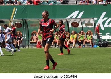 Ellie Carpenter Defender For The Portland Thorns At Providence Park In Portland,OR/USA July 14,2019.