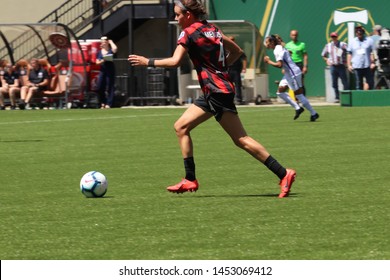 Ellie Carpenter Defender For The Portland Thorns At Providence Park In Portland,OR/USA July 14,2019.