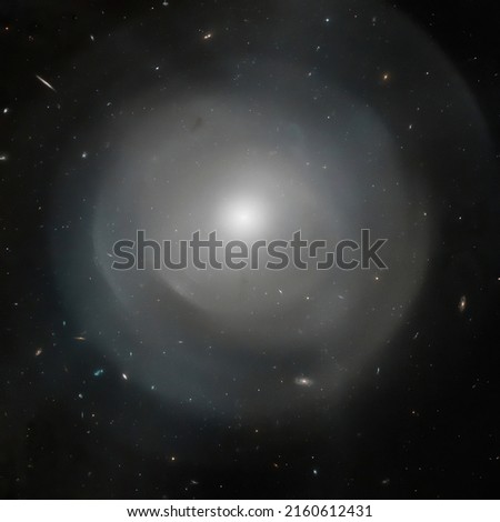Elliptical Galaxy NGC 474 in the constellation Pisces. Elements of this picture furnished by NASA