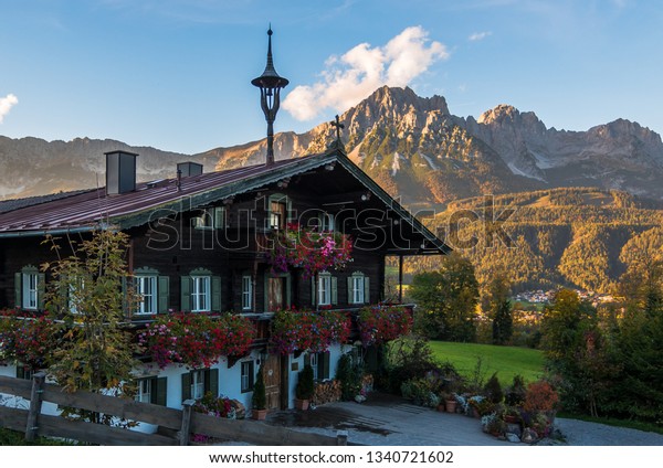 Ellmau Austria October 2018 View Traditional Stock Photo Edit Now