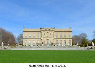 The Elms Is A Gilded Age Mansion In Bellevue Avenue Historic District In Newport , Rhode Island RI, USA. 