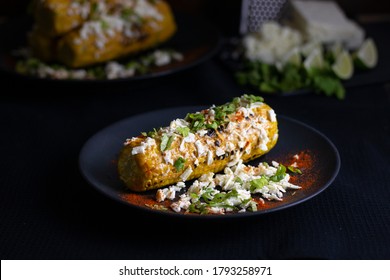 ELOTE Mexican grilled corn with cheese