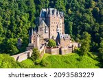 Eltz Castle or Burg Eltz is a medieval castle in the hills above the Moselle River near Koblenz in Germany