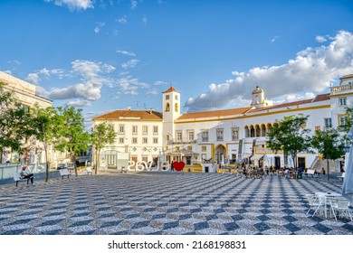 Elvas, Portugal - June 2022 : Historical Center In Sunny Weather, HDR Image