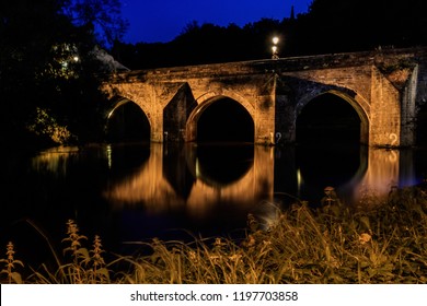 Elvet Bridge County Durham At Night